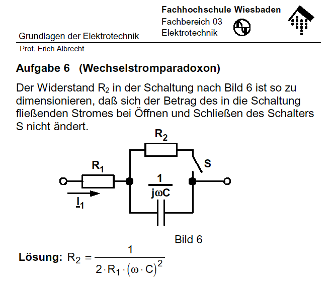 Wechselstromparadoxon