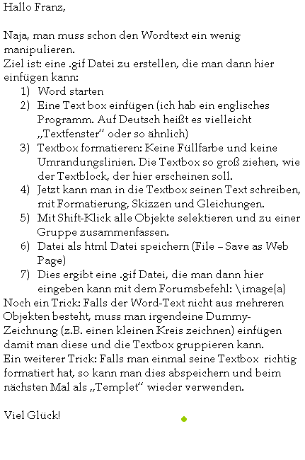 a